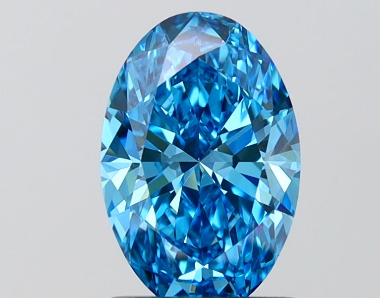 IGI OVAL 1.27 Carat VVS2 Clarity F.V.BLUE Color