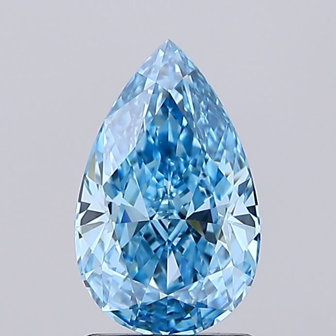 IGI PEAR 1.3 Carat VVS2 Clarity F.V.BLUE Color