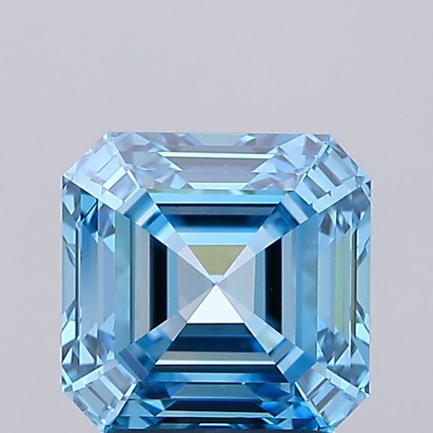 IGI ASSCHER 1.72 Carat VVS2 Clarity F.V.BLUE Color