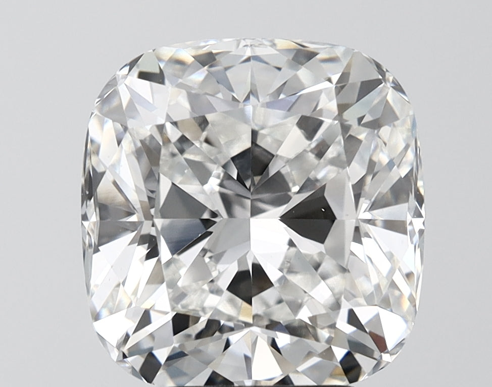 IGI SQ.CUSHION 5.51 Carat VS1 Clarity E Color  byHiraya Lab Diamonds