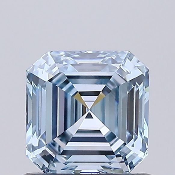 IGI SQ.CUSHION 0.73 Carat VVS2 Clarity F.I.BLUE Color