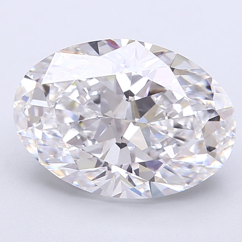 IGI Oval 4.02 Carat VVS2 Clarity D Color