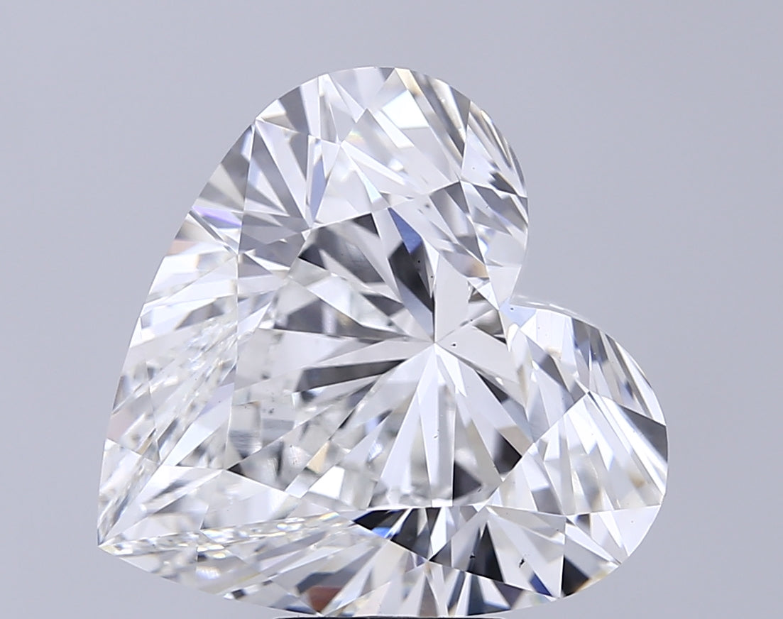 IGI Heart 10.54 Carat VS2 Clarity F Color