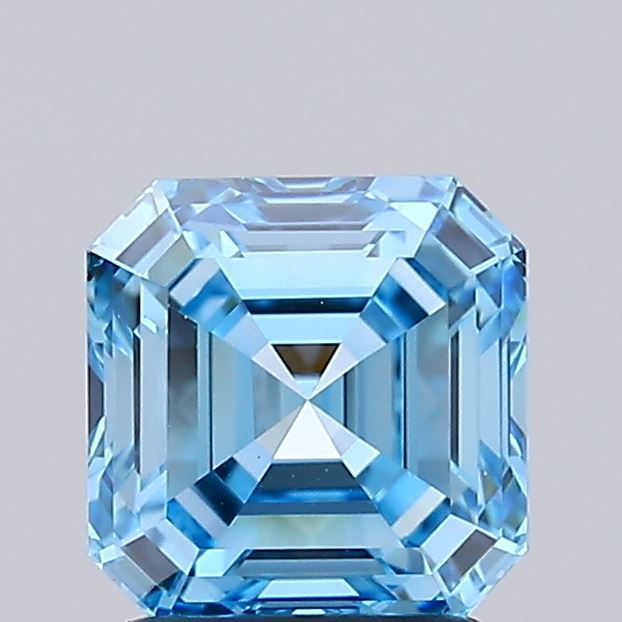 IGI ASSCHER 1.7 Carat VS1 Clarity F.V.BLUE Color