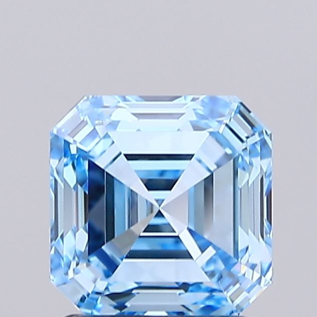 IGI ASSCHER 1.52 Carat VVS1 Clarity F.V.BLUE Color