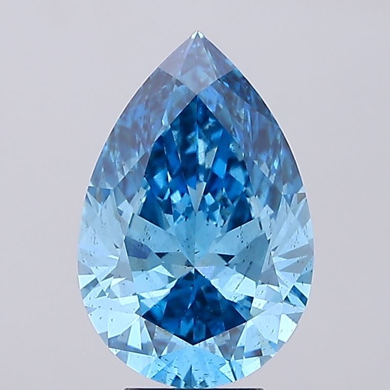 IGI PEAR 5.09 Carat SI1 Clarity F.V.BLUE Color