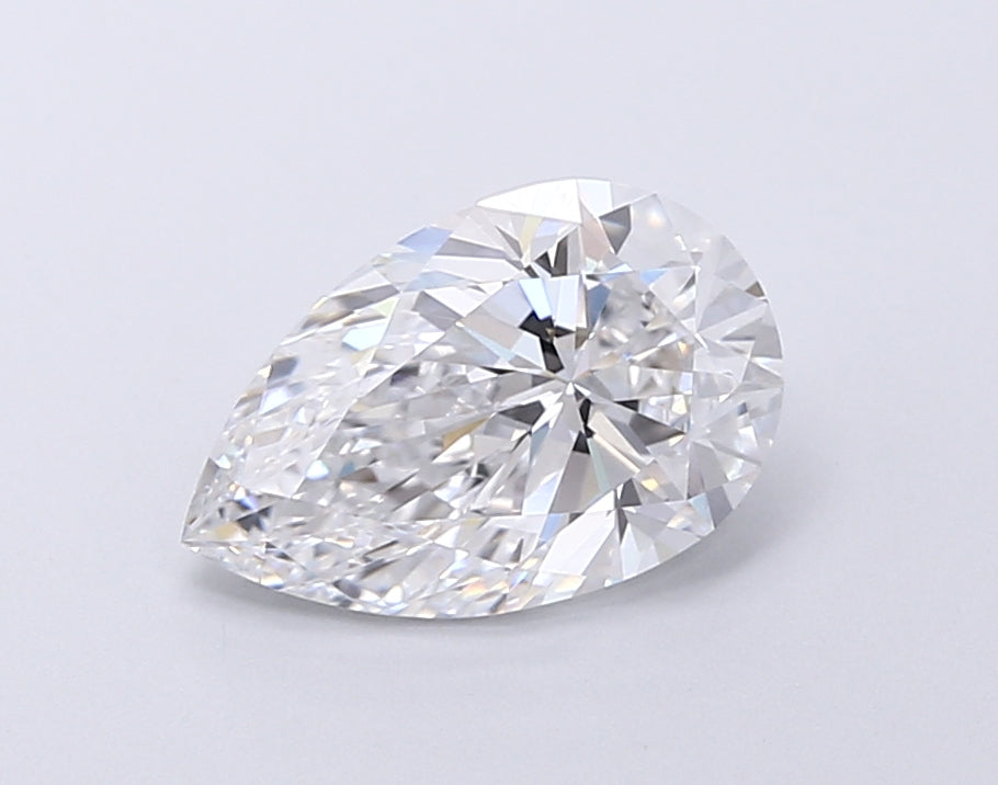 IGI Pear 2.10 Carat VS2 Clarity E Color