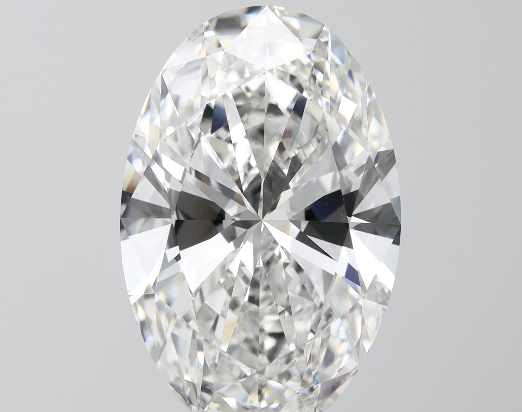 IGI  OVAL 13.01 Carat VVS2 Clarity F Color  byHiraya Lab Diamonds