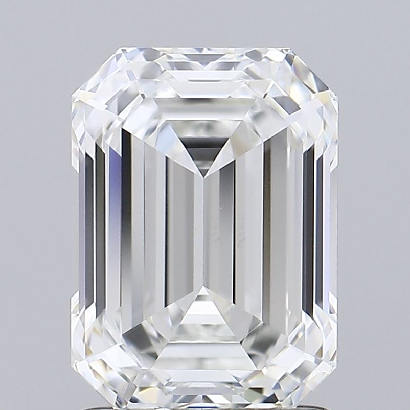 IGI EMERALD 1.62 Carat VS1 Clarity F Color  byHiraya Lab Diamonds