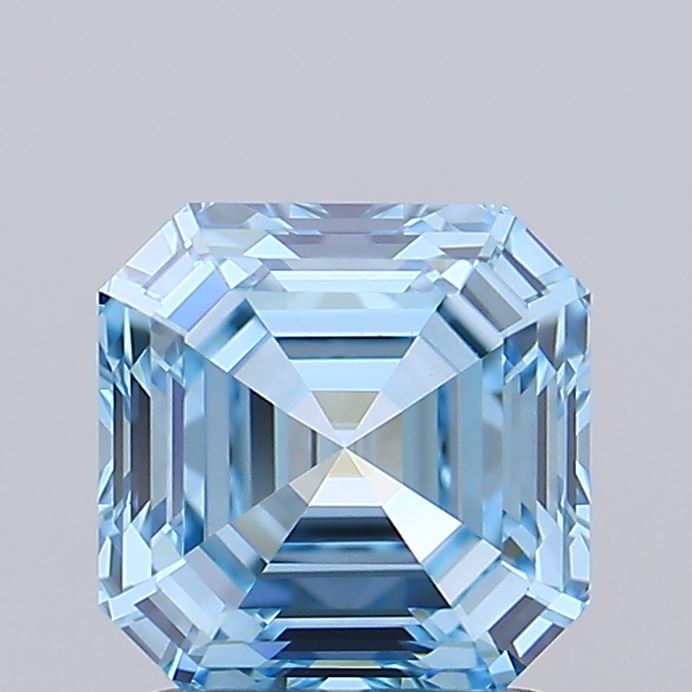 IGI ASSCHER 1.63 Carat VVS1 Clarity F.V.BLUE Color