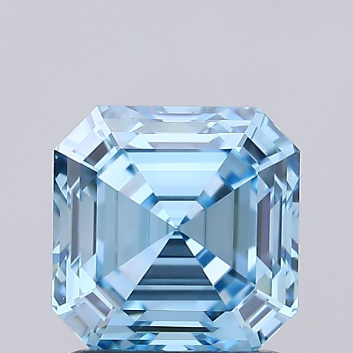 IGI ASSCHER 1.64 Carat VVS2 Clarity F.V.BLUE Color