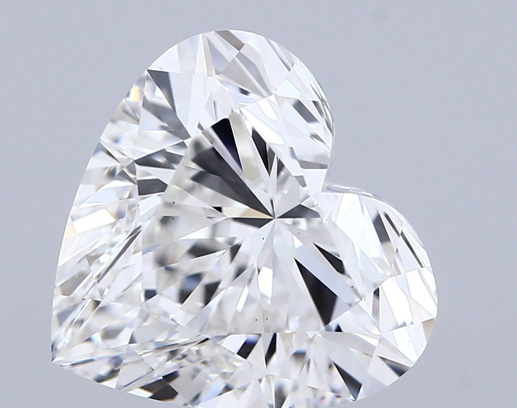 IGI Heart 6.66 Carat VS1 Clarity F Color