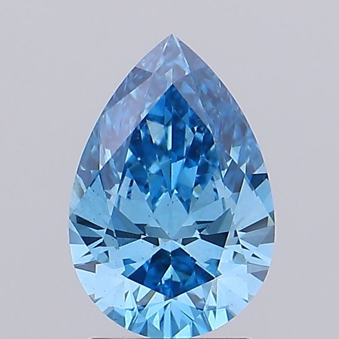 IGI PEAR 1.72 Carat VS2 Clarity F.V.BLUE Color