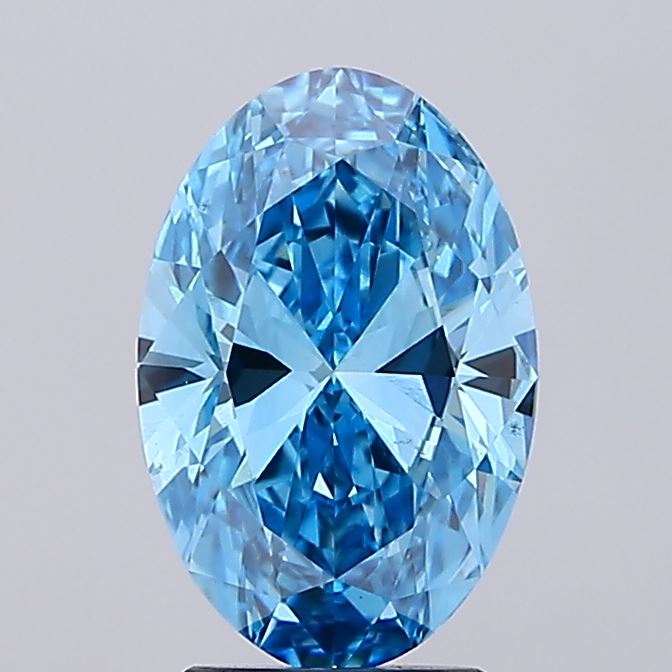 IGI OVAL 2.56 Carat VS1 Clarity F.V.BLUE Color
