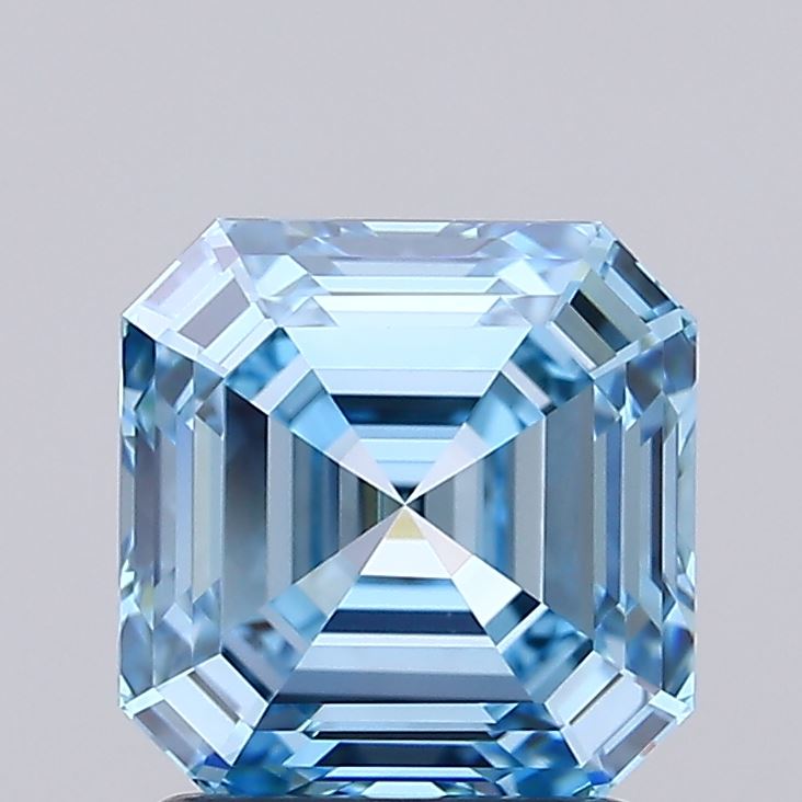 IGI ASSCHER 1.81 Carat IF Clarity F.V.BLUE Color