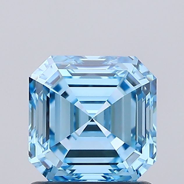 IGI ASSCHER 1.37 Carat VVS1 Clarity F.V.BLUE Color