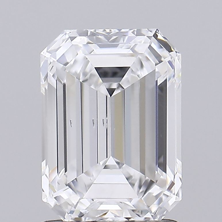 IGI EMERALD 1.50 Carat SI1 Clarity D Color  byHiraya Lab Diamonds