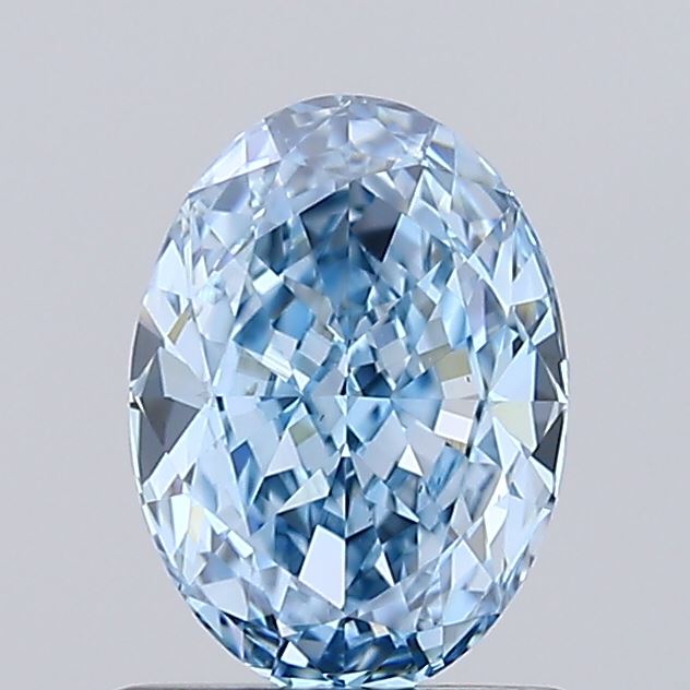 IGI OVAL 1.01 Carat VS2 Clarity F.V.BLUE Color