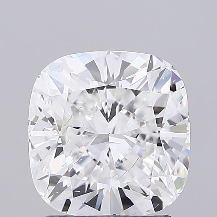 IGI SQ.CUSHION 2.05 Carat SI1 Clarity E Color  byHiraya Lab Diamonds