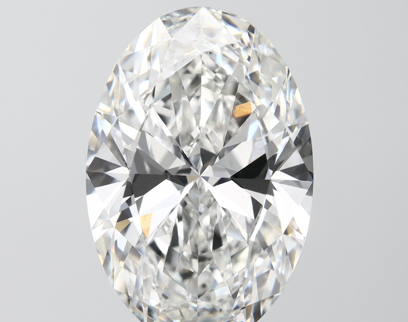 IGI OVAL 12.08 Carat VVS2 Clarity F Color  byHiraya Lab Diamonds
