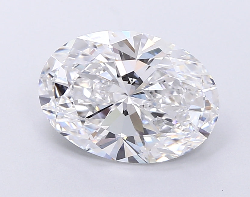 IGI Oval 4.35 Carat VVS1 Clarity F Color