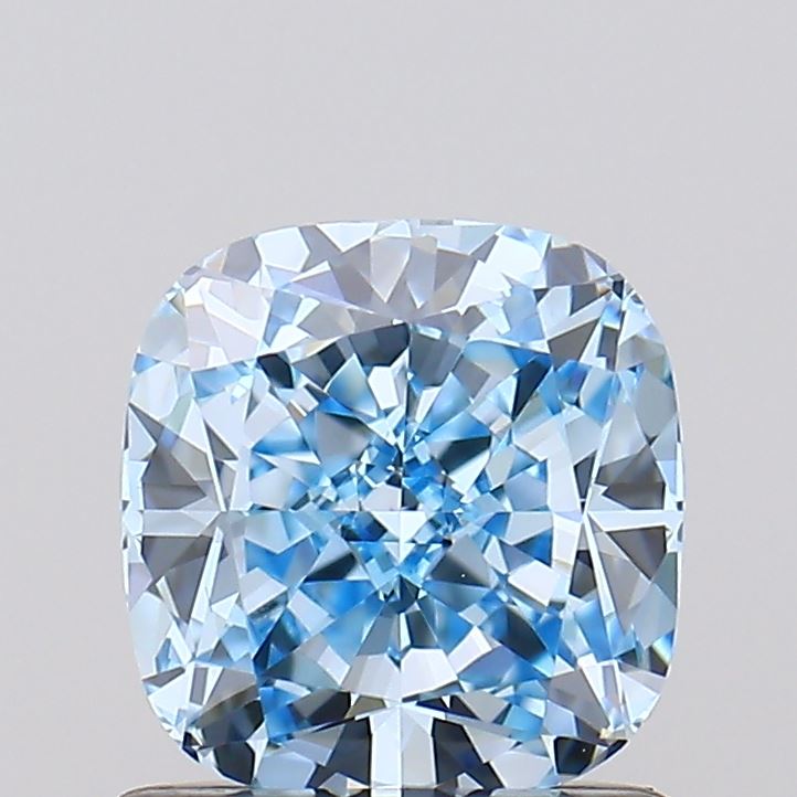 IGI SQ.CUSHION 1.07 Carat VS1 Clarity F.I.BLUE Color