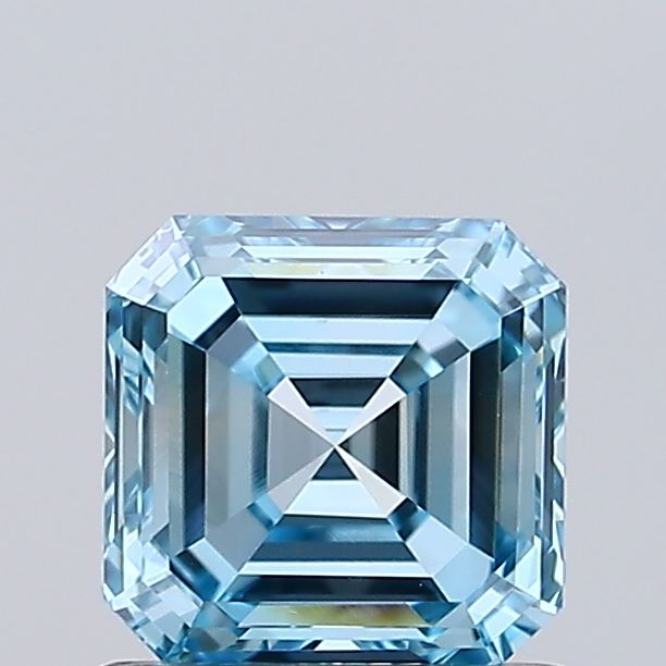 IGI ASSCHER 0.75 Carat VVS2 Clarity F.I.BLUE Color