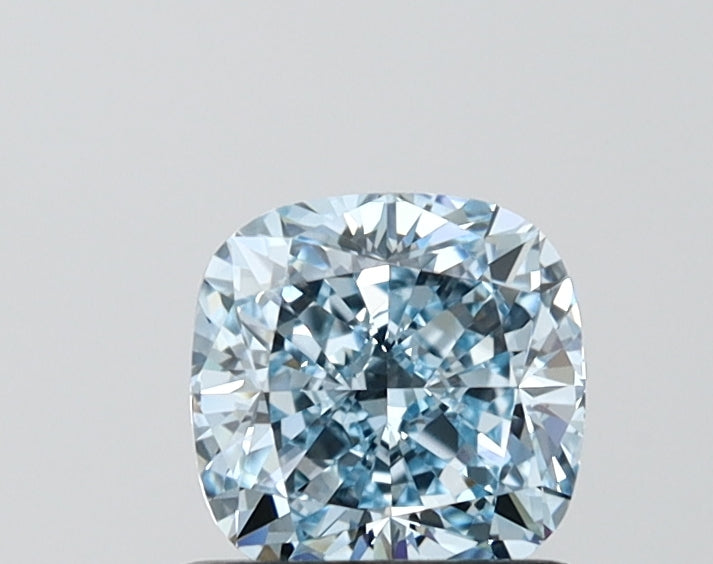 IGI SQ.CUSHION 1.01 Carat VVS1 Clarity F.V.BLUE Color