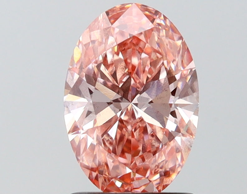 IGI OVAL 1.48 Carat VS2 Clarity F.V.PINK Color
