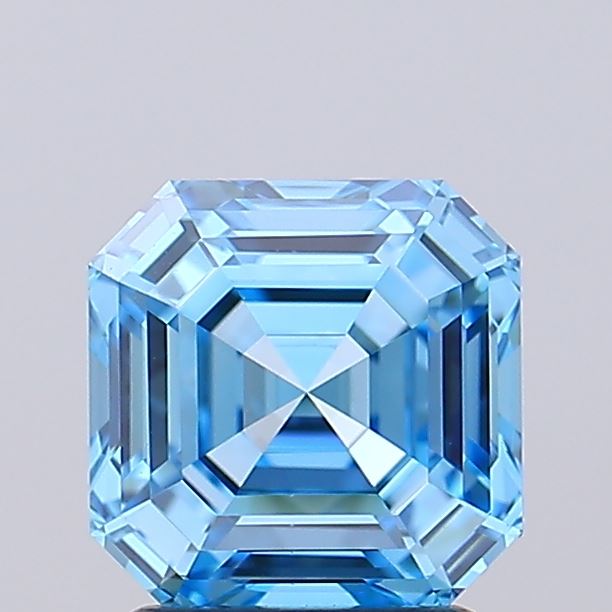 IGI ASSCHER 1.95 Carat VS1 Clarity F.V.BLUE Color