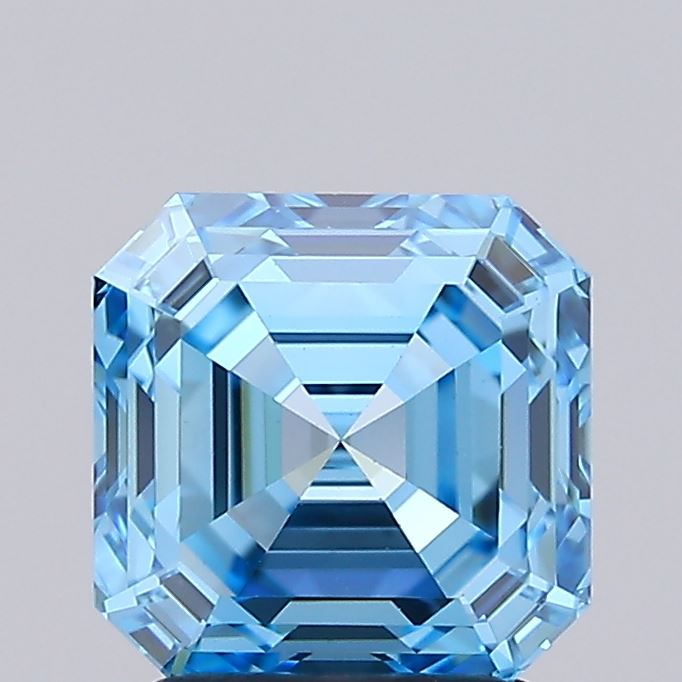 IGI ASSCHER 2.22 Carat VS1 Clarity F.V.BLUE Color