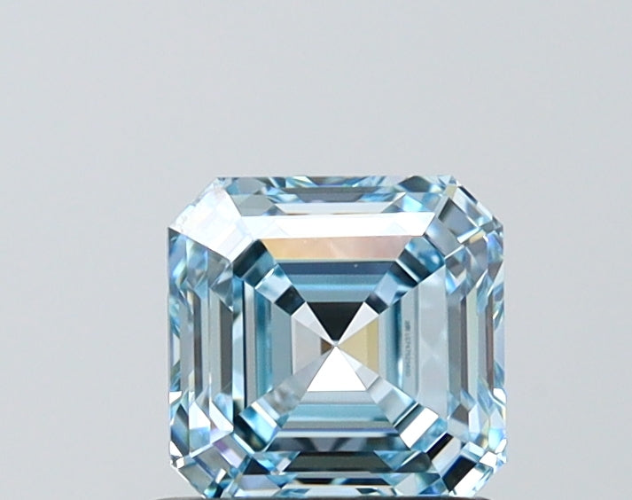IGI ASSCHER 1.06 Carat VVS2 Clarity F.I.BLUE Color