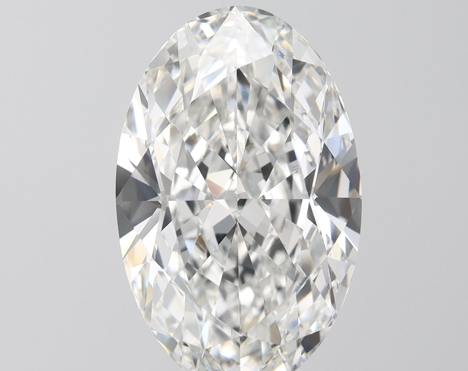IGI OVAL 12.08 Carat VVS2 Clarity G Color  byHiraya Lab Diamonds