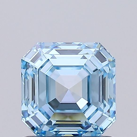 IGI ASSCHER 1.05 Carat VVS2 Clarity F.I.BLUE Color